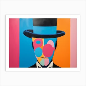 'Man In Top Hat' Art Print