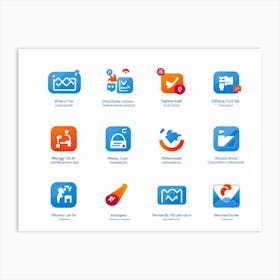 App Icons Art Print