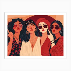 Group Of Women 23 Art Print