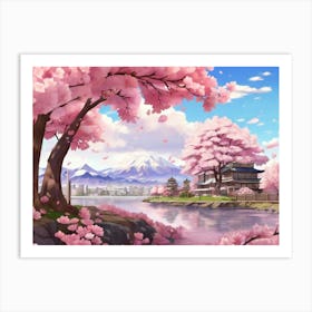 Sakura Blossoms 7 Art Print