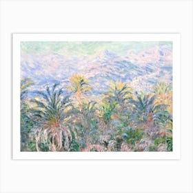 Palm Trees At Bordighera (1884), Claude Monet Art Print