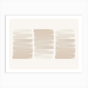 Bohemian Beige Painting Art Print