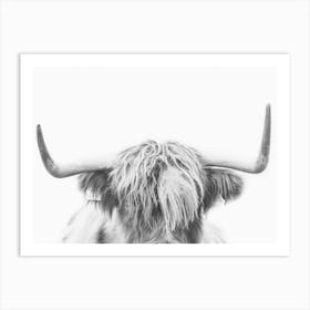 Highland Cow Horns Art Print