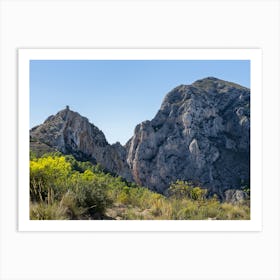 Mountain landscape with Mascarat Canyon Art Print