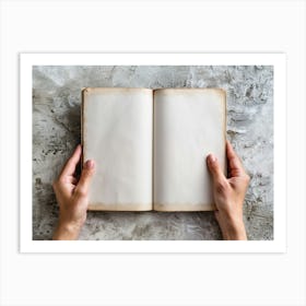 Blank Book (2) Art Print