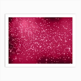 Jam Shining Star Background Art Print