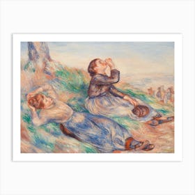 Grape Gatherers, Pierre Auguste Renoir Art Print