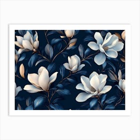 Magnolias 4 Art Print