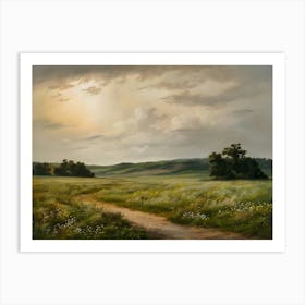 Path In The Meadow Art Print