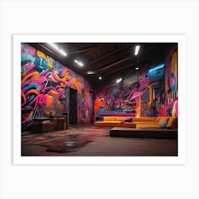 Graffiti Room Art Print