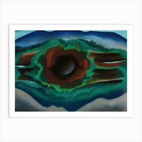 Georgia O'Keeffe - Pool in the Woods, Lake George Art Print