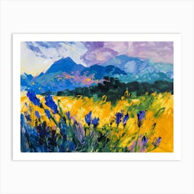 Lavender Field 24 Art Print