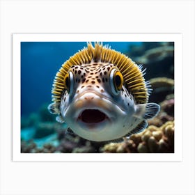 Puffer Fish Art Print