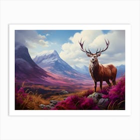 Stag 3 Art Print