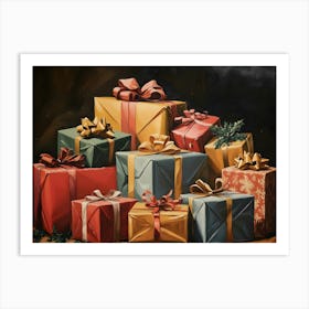 Christmas Presents 6 Art Print