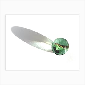 Emerald Green Glass Art Print