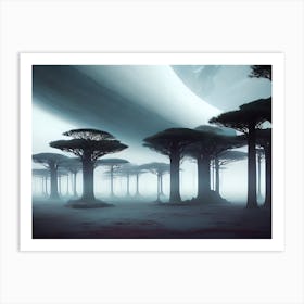 Alien Landscape 1 Art Print