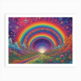 Rainbows In The Sky 1 Art Print