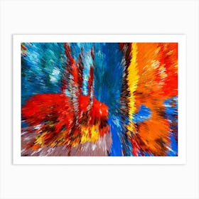 Acrylic Extruded Painting 204 Art Print