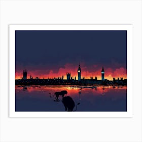 London Skyline Art Print