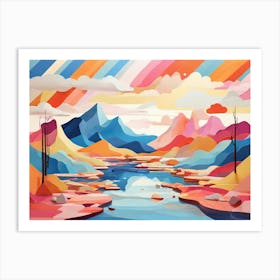 Abstract Landscape 14 Art Print