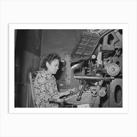 Linotype Operator, Chicago, Illinois By Russell Lee 1 Art Print