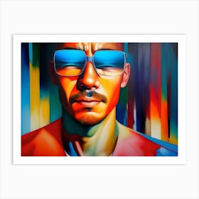 Abstract Man Picture(107) Art Print