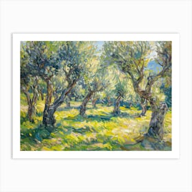 Olive Grove 7 Art Print