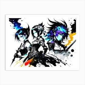 Samurai Warriors Art Print