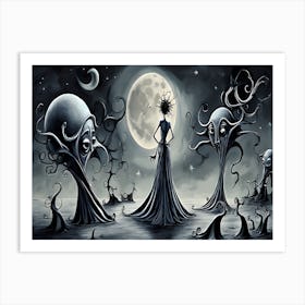 Bathed in Moonlight Art Print