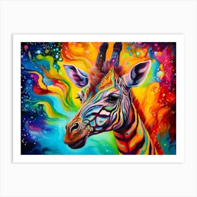 Rainbow Raff Art Print