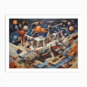 Spaceship 1 Art Print