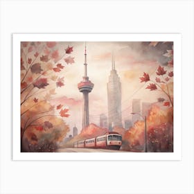 Toronto Cityscape Art Print