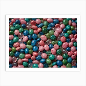 Colorful Beads Art Print