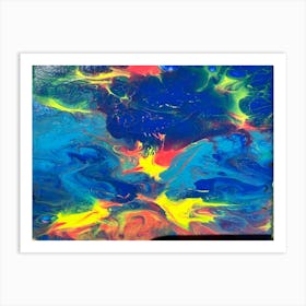 Abstract Painting 18 Art Print