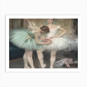 Two Ballerinas 1 Art Print