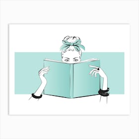 Reading Art Print