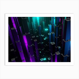 Abstract Building City 3d Art Print