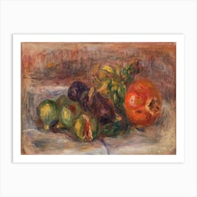 Pomegranate And Figs, Pierre Auguste Renoir Art Print