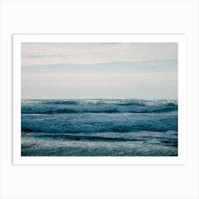 Ocean Beach Waves Poster