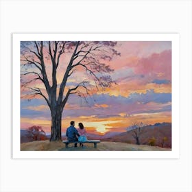 Sunset View Art Print