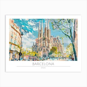 Sagrada Familia Barcelona Art Print