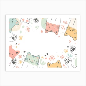 Cat Paw (12) Art Print