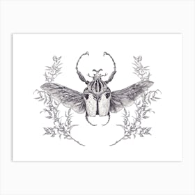 Goliath Beetle Art Print