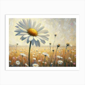 Daisy Field Art Print