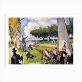The Fishermen (1875), Paul Cézanne Art Print