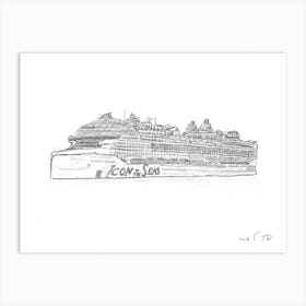 Icon Of The Seas Art Print