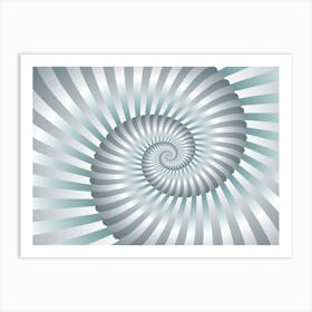 Fabric Look Swirl Pattern Art Print