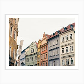 Colorful Buildings In Prague Art Print