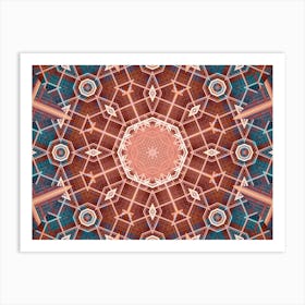 Pattern And Texture From Lines 1 Art Print